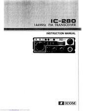 ICOM IC-280 Insrtuction Manual