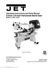 Jet J-3130 Operating Instructions And Parts Manual