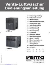 Venta Airwasher LW24Plus Instructions For Use Manual