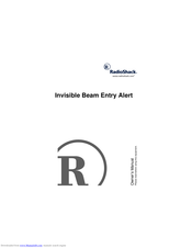 Radio Shack Invisible Beam Entry Alert Owner's Manual