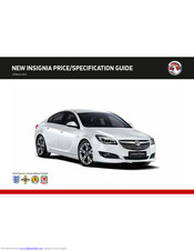 Vauxhall 2014 Insignia ELITE Specification