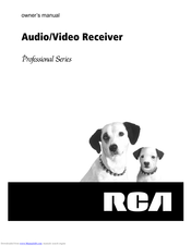 RCA Professional series Owner's Manual