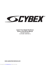 Cybex 16040 Owner's And Service Manual