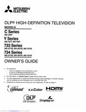 Mitsubishi Electric WD-Y657 Owner's Manual