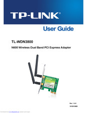 TP-Link TL-WDN3800 User Manual