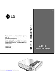 LG AH115 Owner's Manual