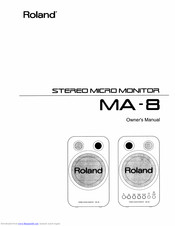 Roland MA-8 Owner's Manual