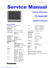 Panasonic TX-33AK10P Service Manual