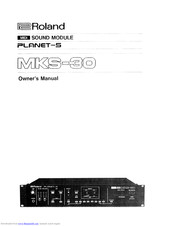 Roland Planet-5 MKS-30 Owner's Manual