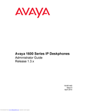 Avaya one-X 1603SW-I Administrator's Manual