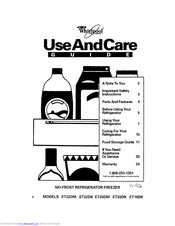 Whirlpool ET20DM Use And Care Manual