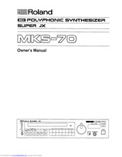 Roland MKS-70 Owner's Manual
