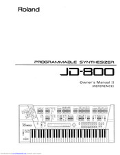 Roland JD-800 Owner's Manual