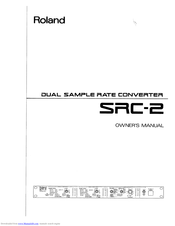Roland SRC-2 Owner's Manual