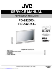 JVC PD-Z42DX4/S Service Manual