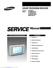 Samsung CL29C1W7FX/XAP Service Manual