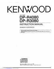 Kenwood DP-R3080 Instruction Manual
