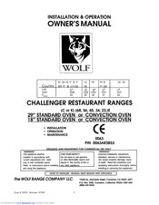 Wolf C56E Owner's Manual
