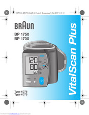 Braun VitalScan BP1750 User Manual