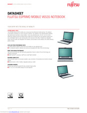 Fujitsu ESPRIMO Mobile V6535 Datasheet