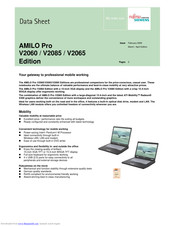 Fujitsu Siemens Computers AMILO Pro V2060 Datasheet
