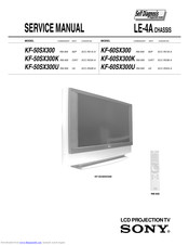 Sony GRAND WEGA KF-50SX300U Service Manual