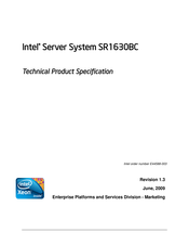 Intel SR1630BC - Server System - 0 MB RAM Technical Product Specification