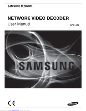 Samsung SP-D400 User Manual