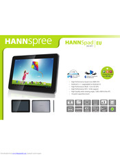 HANNspree HANNSpad SN1AT7 Brochure & Specs