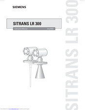 Siemens SITRANS LR 300 Instruction Manual