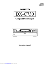 Onkyo DX-C730 Instruction Manual