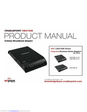 Cradlepoint CBA750B-W Product Manual
