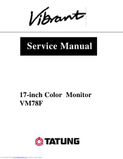 Tatung Vibrant VM78F Service Manual