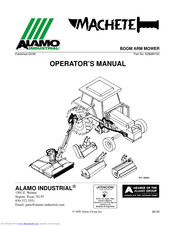 Alamo Industrial Machete Operator's Manual