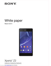 Sony Xperia Z2 D6543 White Paper