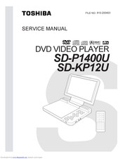 Toshiba SD-P1400U Service Manual