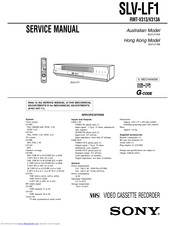 Sony SLV-LF1 Service Manual
