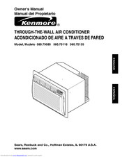 Kenmore 580.75085 Owner's Manual
