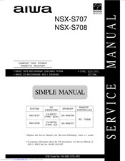 Aiwa NSX-S708 Service Manual