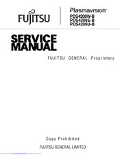 Fujitsu Plasmavision PDS4208W-B Service Manual