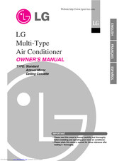 LG Multi-Type Air Conditioner Owner's Manual
