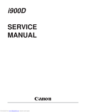 Canon PIXUS 900PD Service Manual
