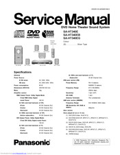 Panasonic SA-HT340EB Service Manual