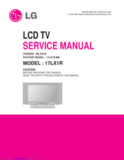 LG 17LX1R-MB Service Manual