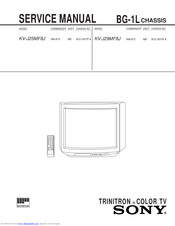 Sony TRINITRON KV-J29MF8J Service Manual