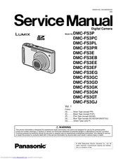 Panasonic Lumix DMC-FS3GC Service Manual