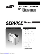 Samsung CL21M6WKX/XAP Service Manual