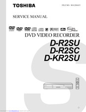Toshiba D-KR2SU Service Manual