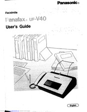 Panasonic Panafax UF-V40 User Manual