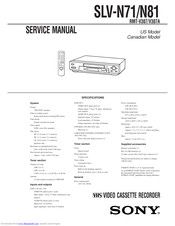 Sony RMT-V307 Service Manual